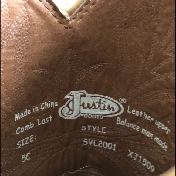 Justin cowgirl boots - Picture 3 of 4